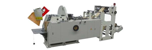 Fully automatic high speed food paper bag machine